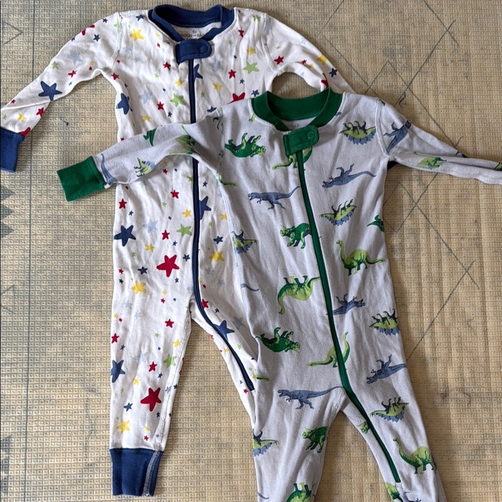 Kids Dinosaur and Star Pajama Set
